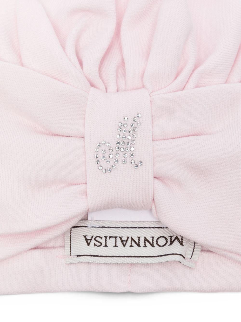 Cuffietta con fiocco inte Rosa Antico 35H0088000 0091 MONNALISA KIDS