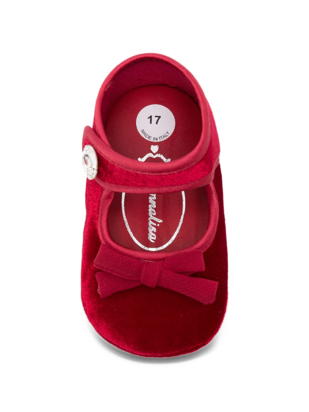 Ballerina in velluto vell Rubino 73H0018803 0043 MONNALISA KIDS