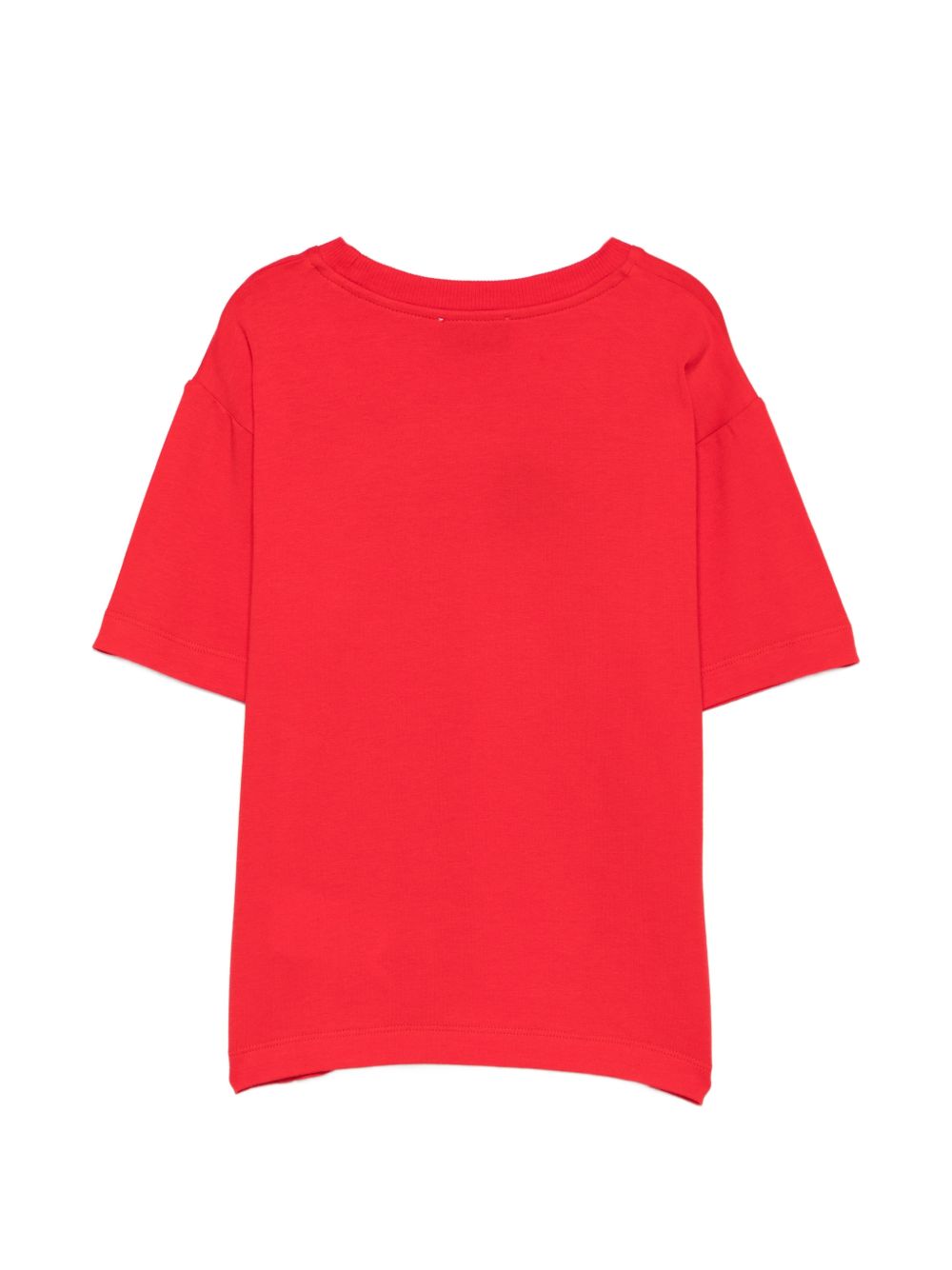 Maxi t-shirt m/c Poppy red H1M060LBA11 50109 MOSCHINO KIDS