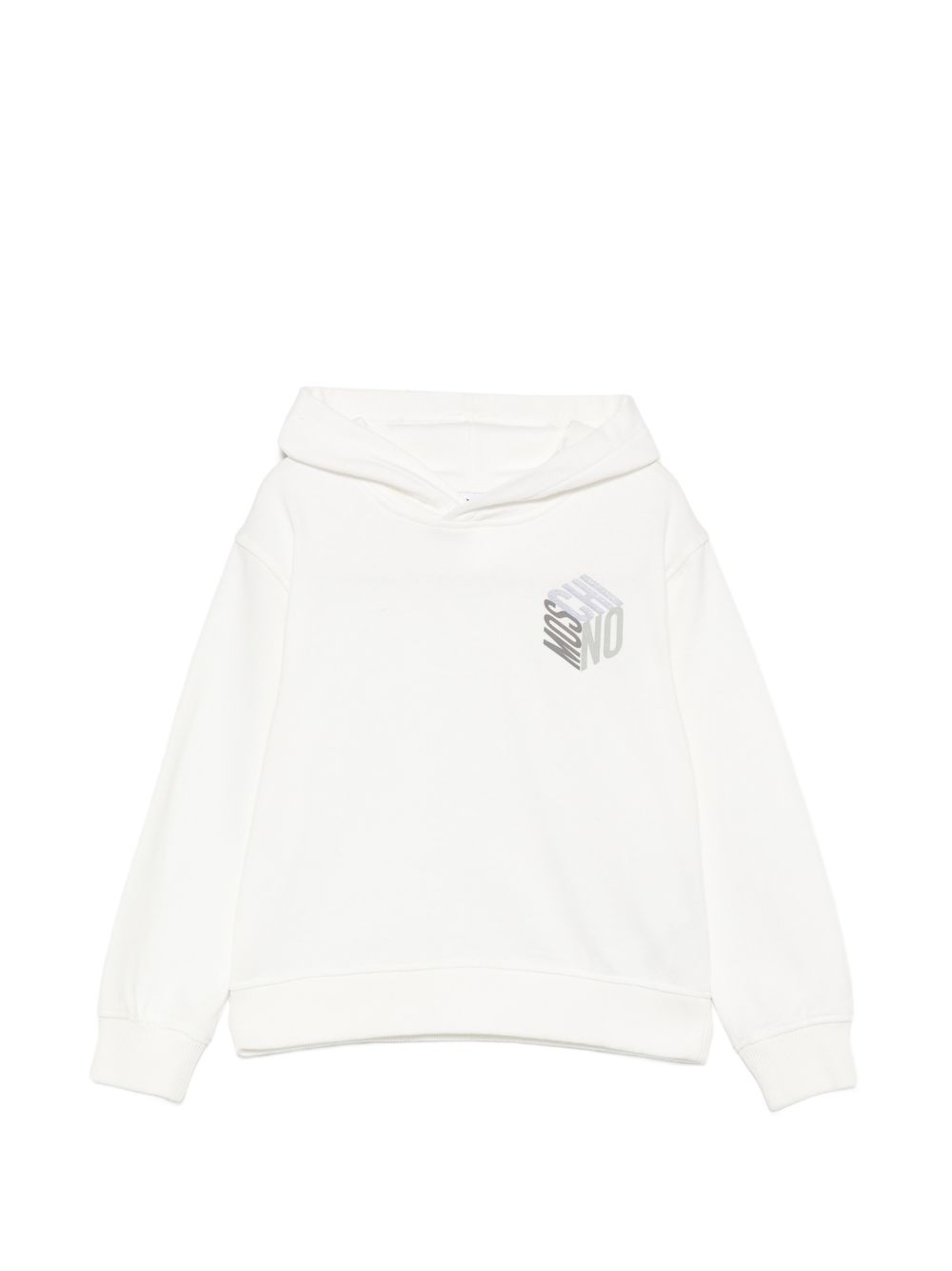 Felpa c/cappuccio Cloud HRF07KLCA92 10063 MOSCHINO KIDS
