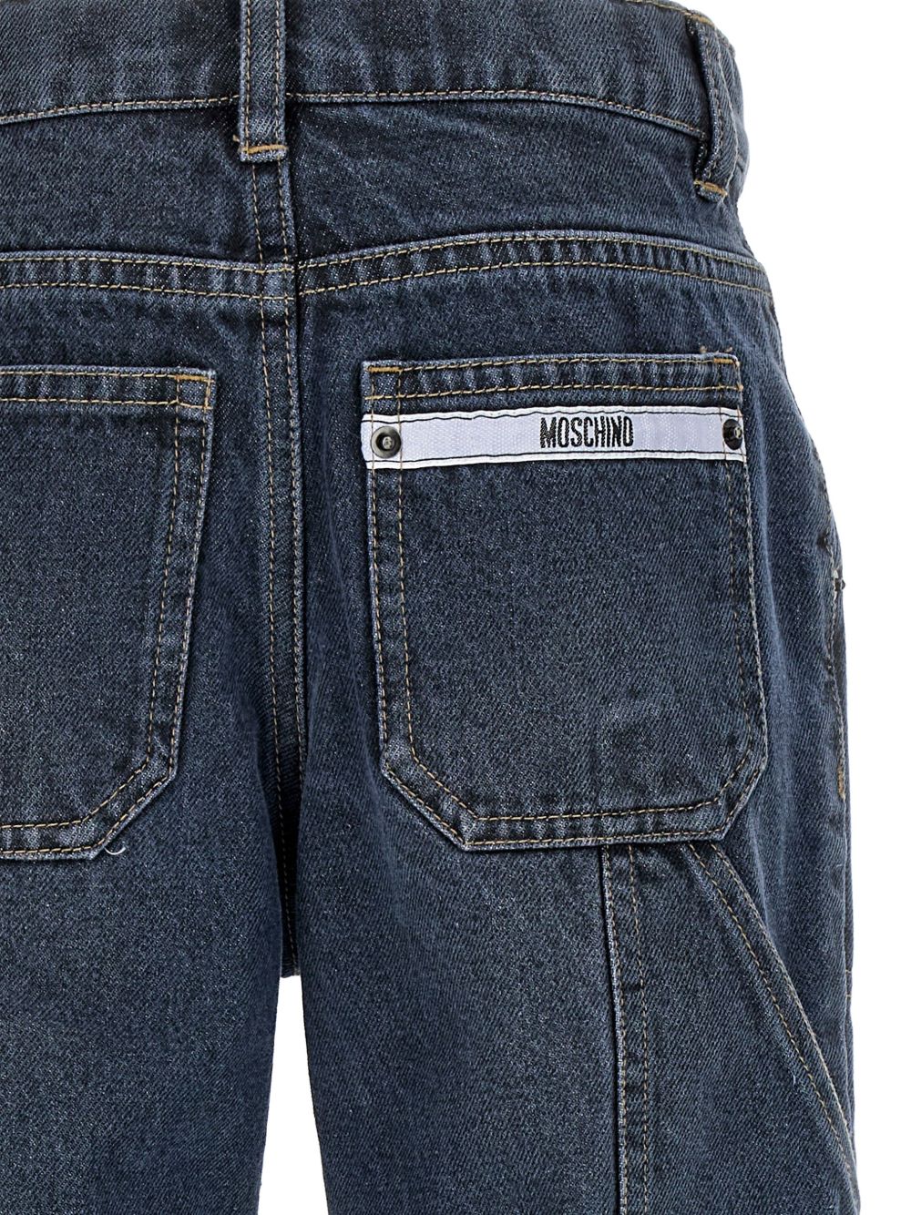 Pant.lungo denim Blue fog HUP096L0E37 40504 MOSCHINO KIDS
