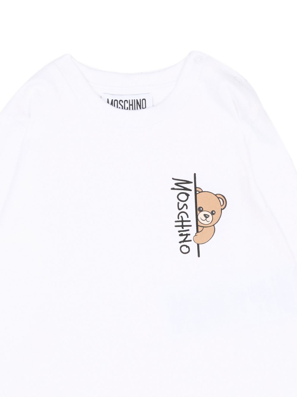 Blusa m/l Bianco ottico MNO014LAA58 10101 MOSCHINO KIDS