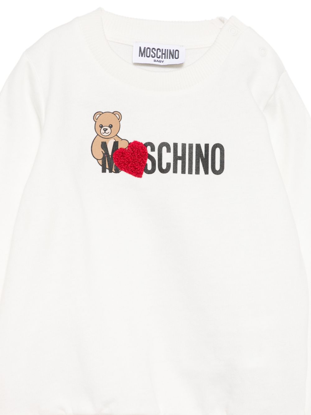 Girocollo m/l Cloud MHF02KLCA40 10063 MOSCHINO KIDS