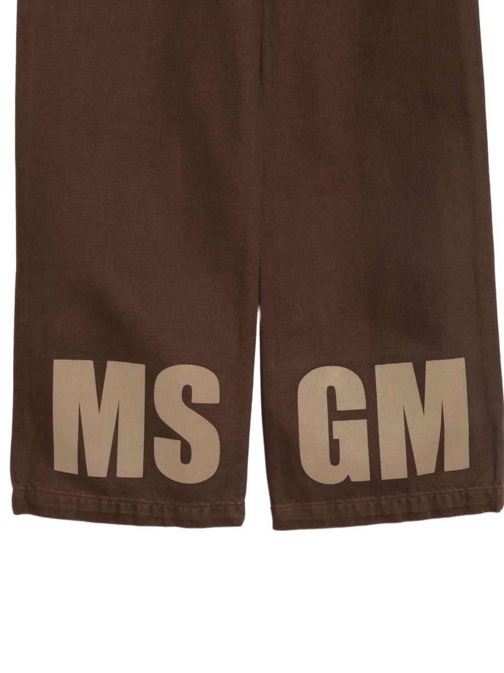 Washed Denim Pants Girl Nero F6MSJGDP051 110 MSGM KIDS