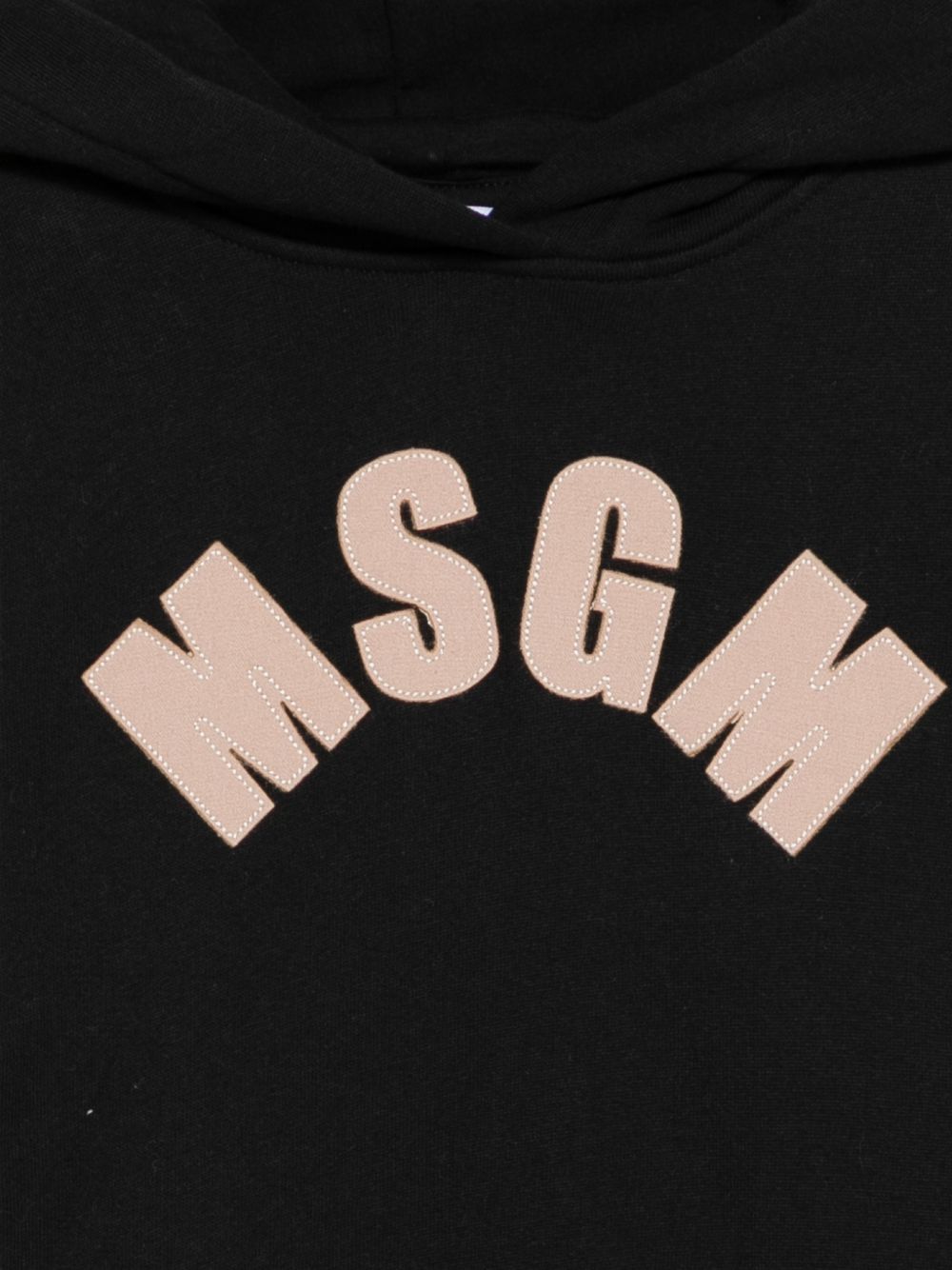 Hoodie Girl Nero F6MSJGHS097 110 MSGM KIDS
