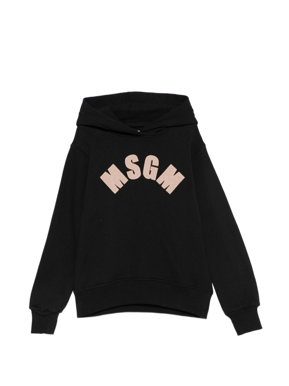 Hoodie Girl Nero F6MSJGHS097 110 MSGM KIDS