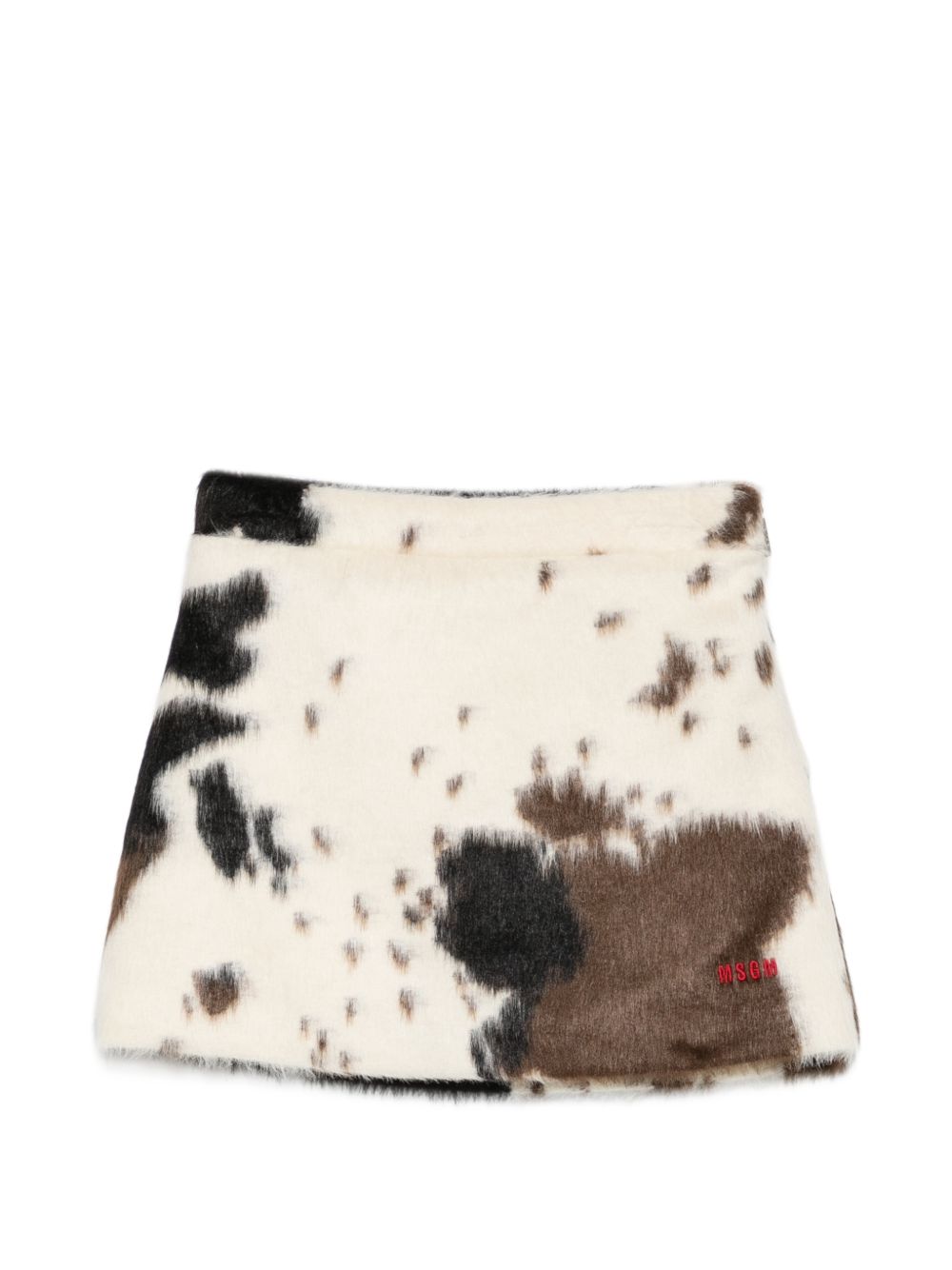 Eco Fur Mini Skirt Girl Cow F6MSJGSK081 MS098 MSGM KIDS