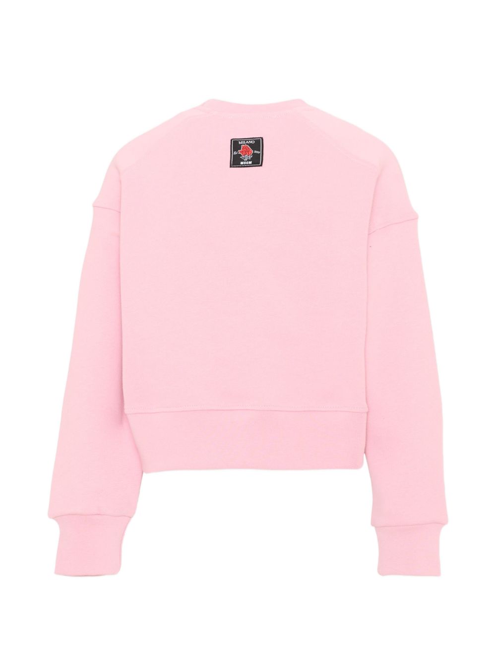 Boxy Sweatshirt Girl Pink nectar F6MSJGSW068 MS090 MSGM KIDS