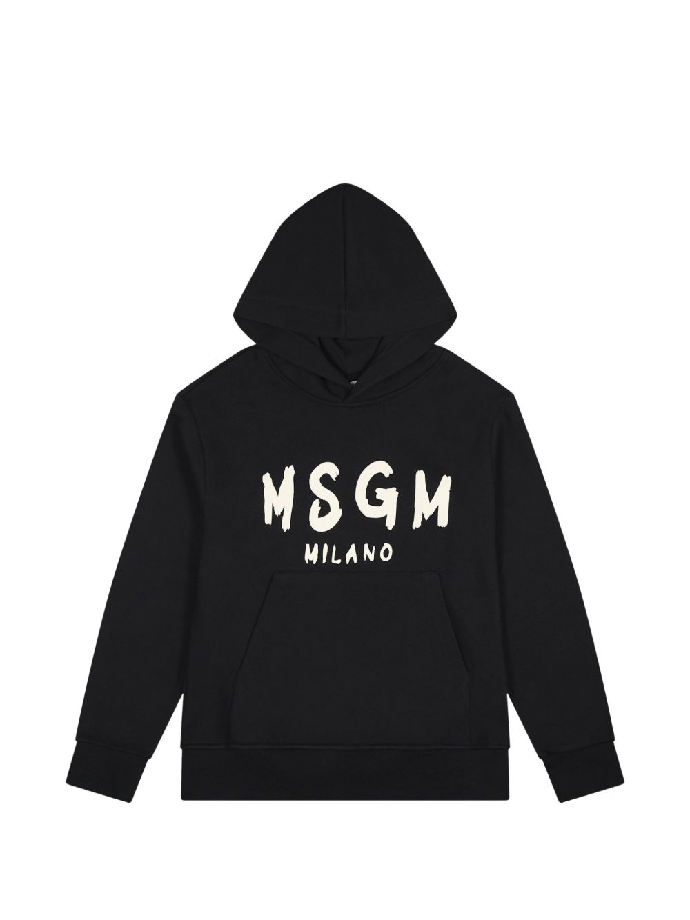 Hoodie Unisex Nero F6MSJUHS011 110 MSGM KIDS