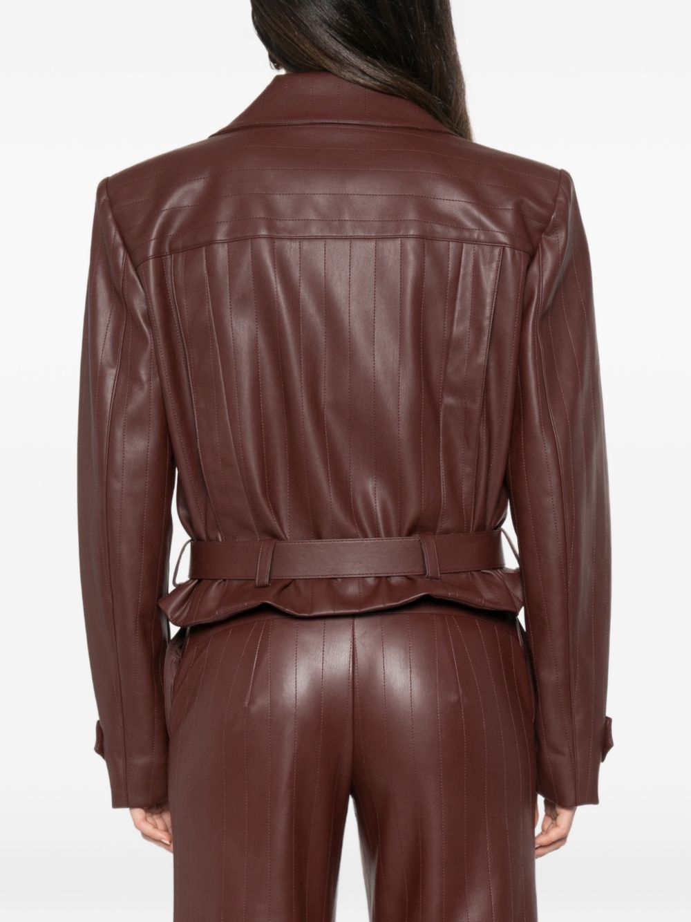 Giubbotto WOOD BROWN 8O0142E0004 B887 PATRIZIA PEPE