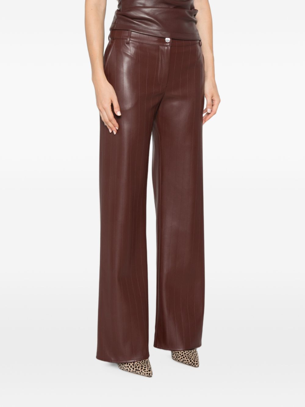 Pantaloni WOOD BROWN 8P0181E0004 B887 PATRIZIA PEPE