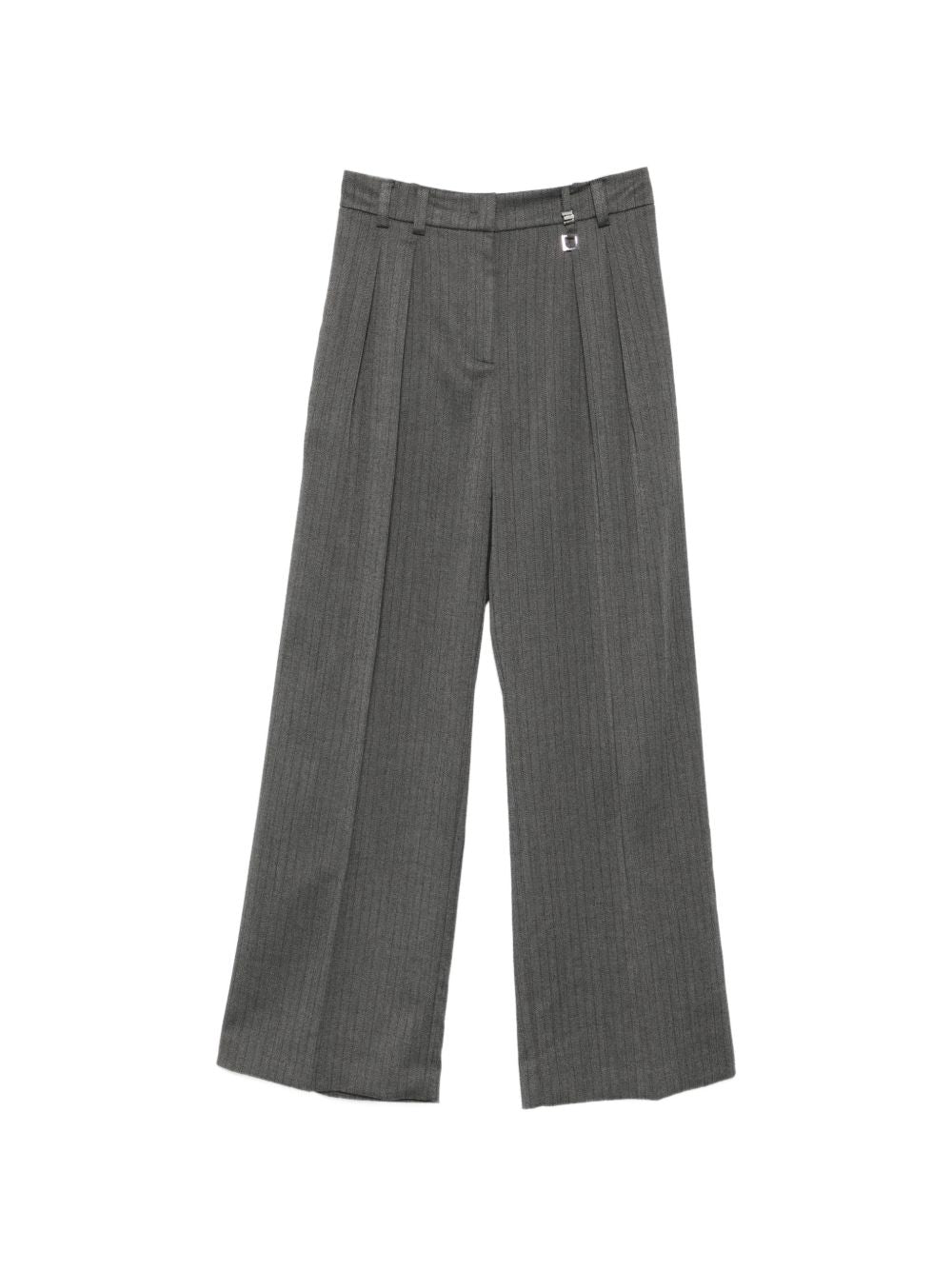 Pantaloni Herringbone Gray 8P0474C0238 J528 PATRIZIA PEPE