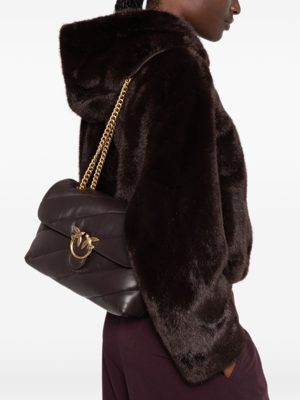 love puff classic small 107616A0F2 M12Q PINKO