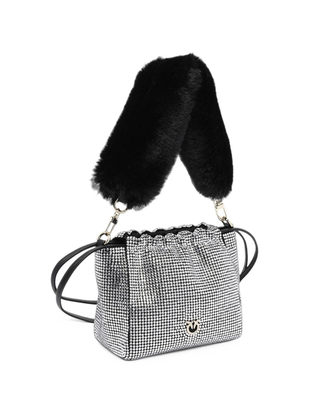 pouch full strass 107635A3M9 Z99Y PINKO