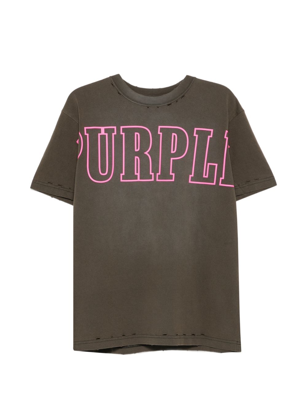 Hwt Jersey Ss Tee Black P117HWBR326 BLACK PURPLE BRAND