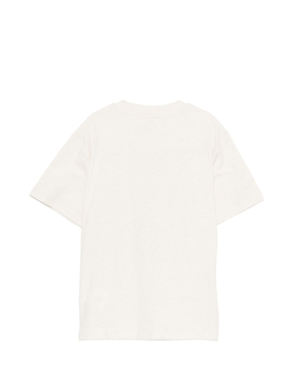 T-shirt con stampa a riquadri beige TZ8P91Z3772 870 STELLA MCCARTNEY KIDS