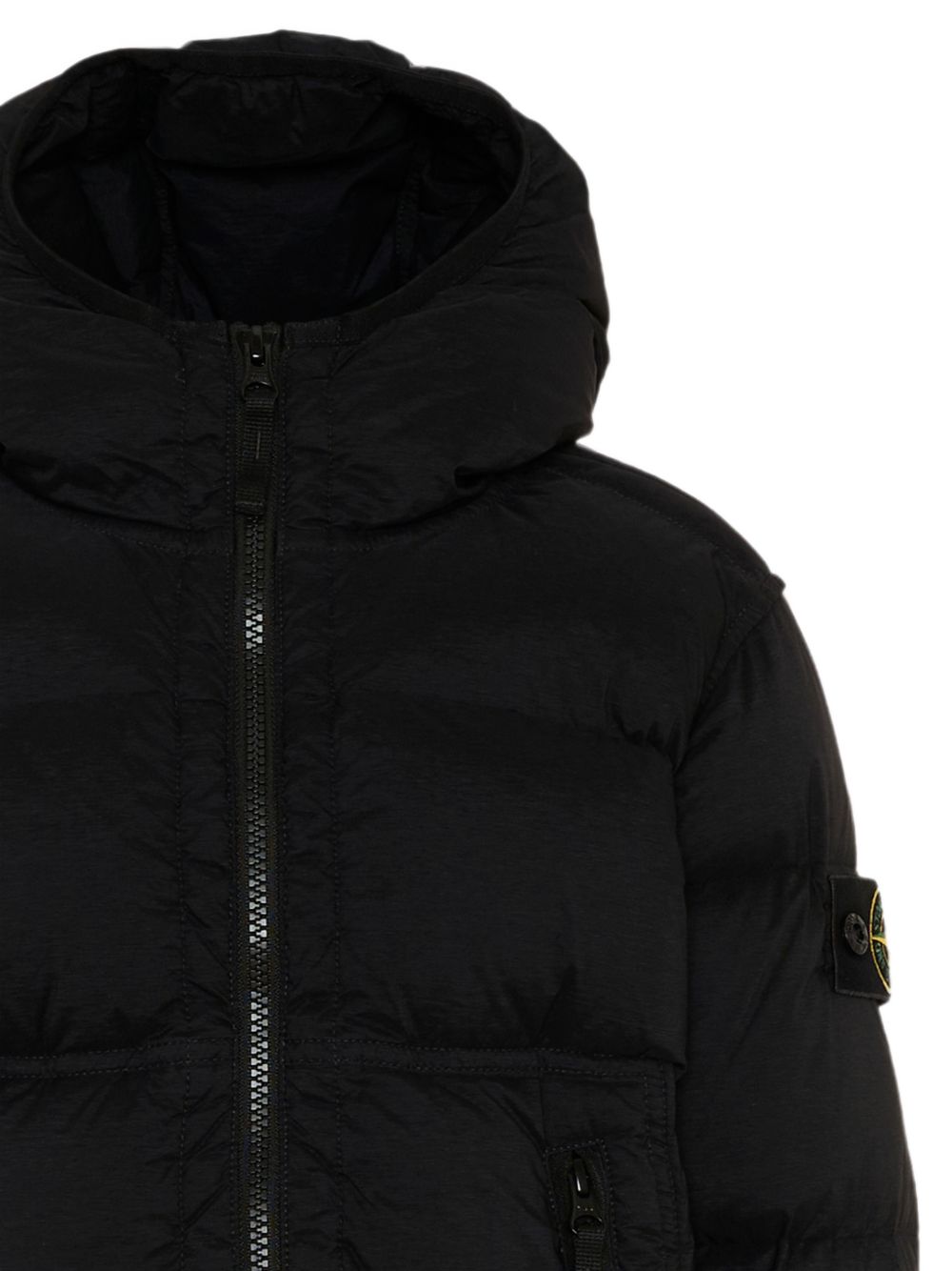 Giubbotto vera piuma rds Black L2S164100004S0028 V0029 STONE ISLAND KIDS