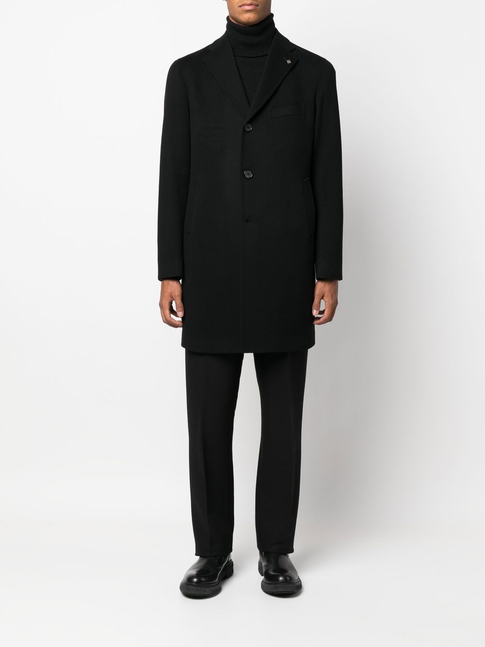 Cappotto in Lana Vergine Nero CFBM13X350001 N5051 TAGLIATORE