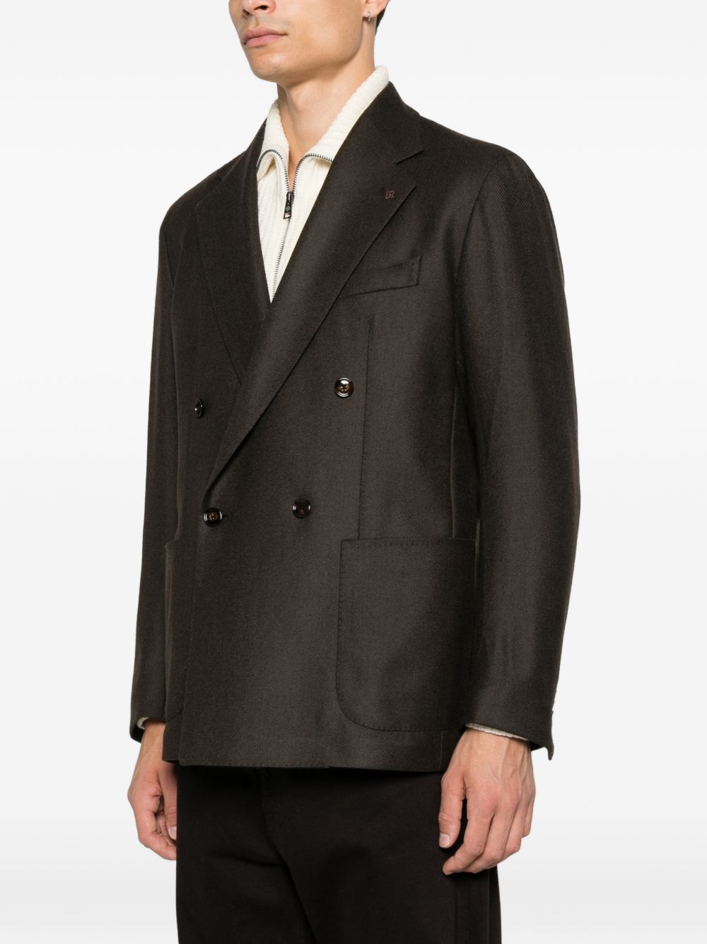 Giacca in Lana Vergine Moro GNORMAN1DKAI160069 M344 TAGLIATORE
