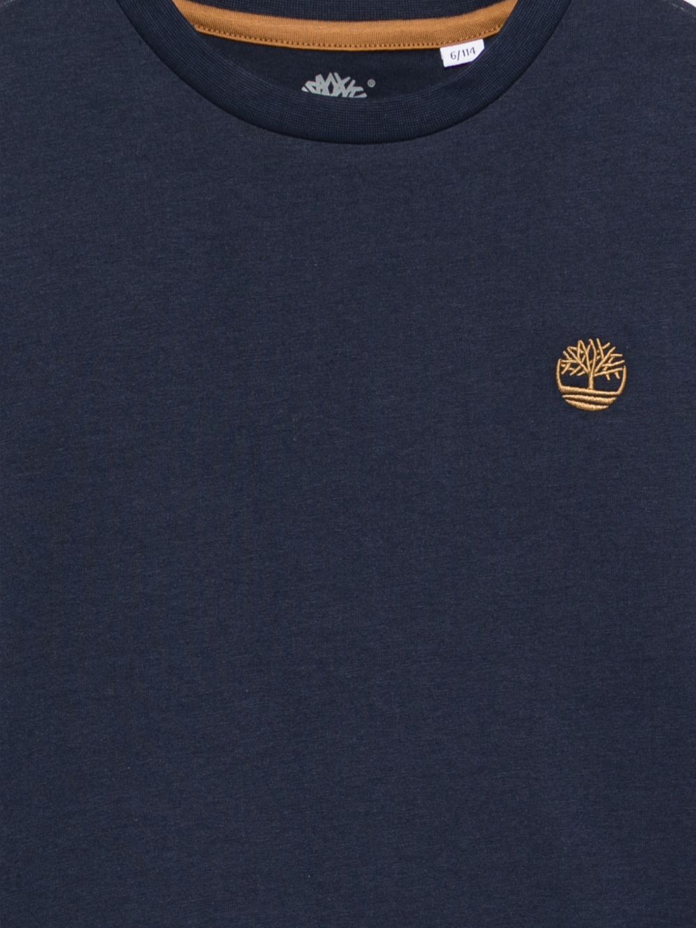 100% cotton from organic farming jersey maniche lunghe t-shirt, printed logo sul chest. *relaxed fit* T61056 849 TIMBERLAND KIDS