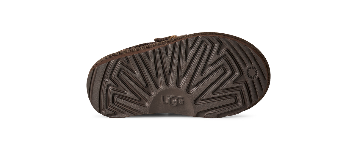 Sneakers con lacci a quadri marrone scuro 1152410T DDC UGG KIDS