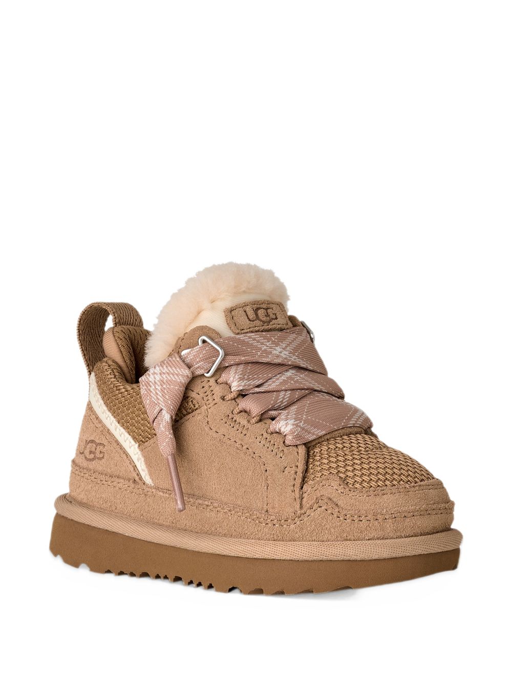 Sneakers con linguetta a logo beige chiaro 1152410T SAN UGG KIDS
