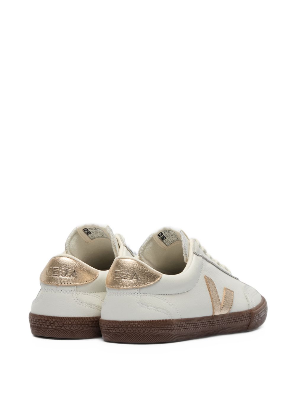 Volley O.T. Leather White_Platine_Bark VO2021413 WHITEPLATINEBARK VEJA