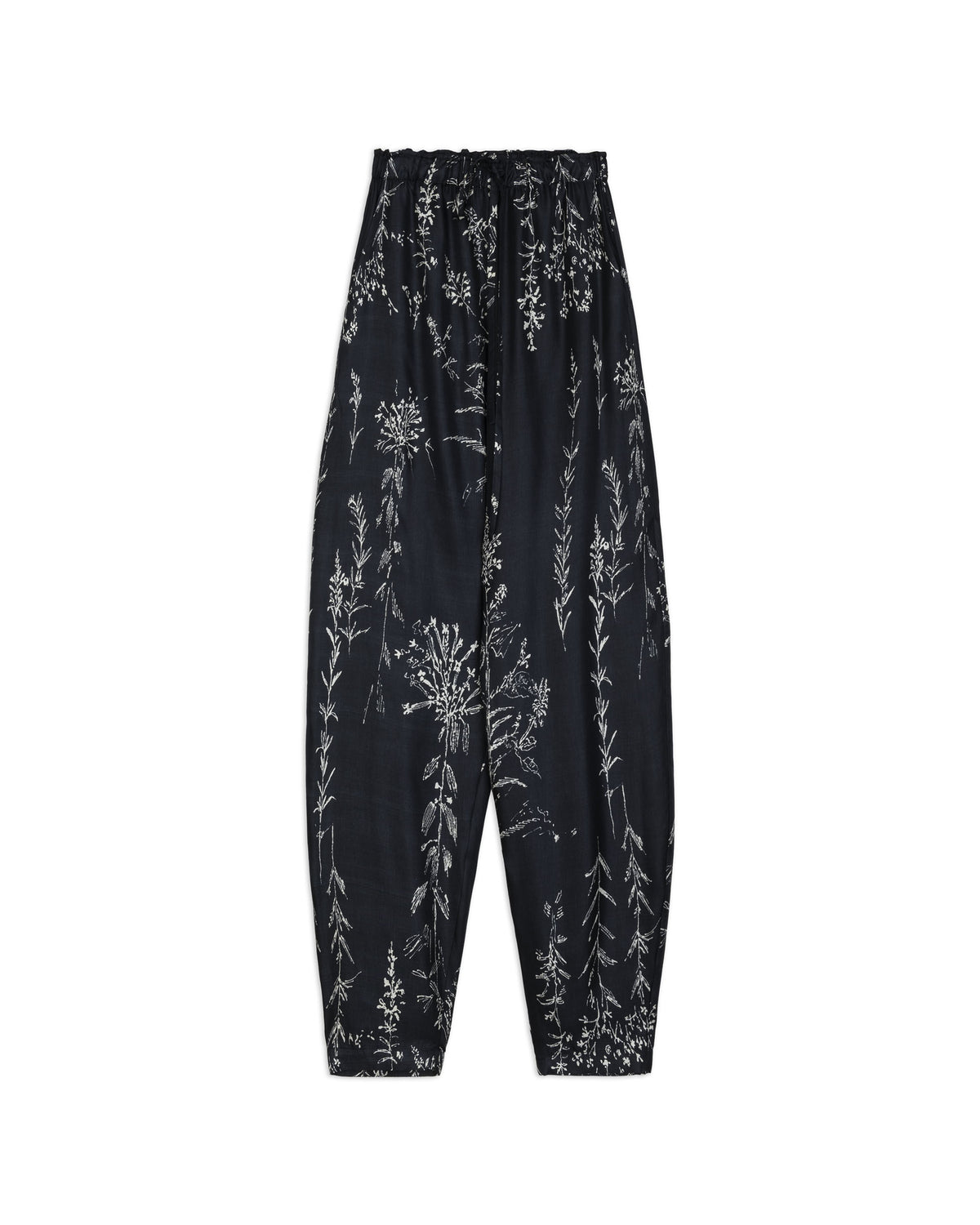 Pantalone in Seta Nero 166167A6236 NE ALYSI