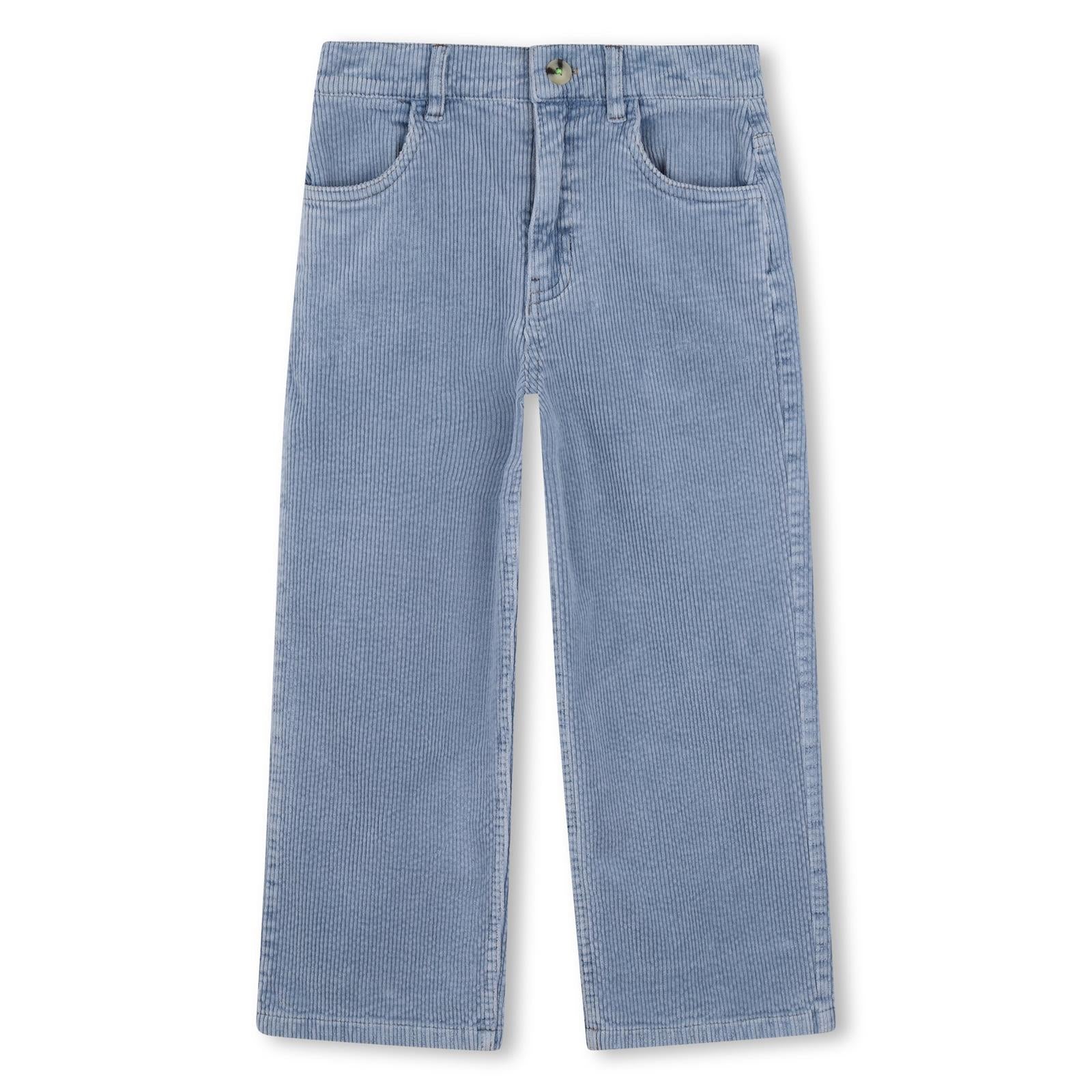 Corduroy pantaloni, 4 tasche, vita regolabile con zip. Vestibilità regolare. U22326 81U BILLIE BLUSH KIDS