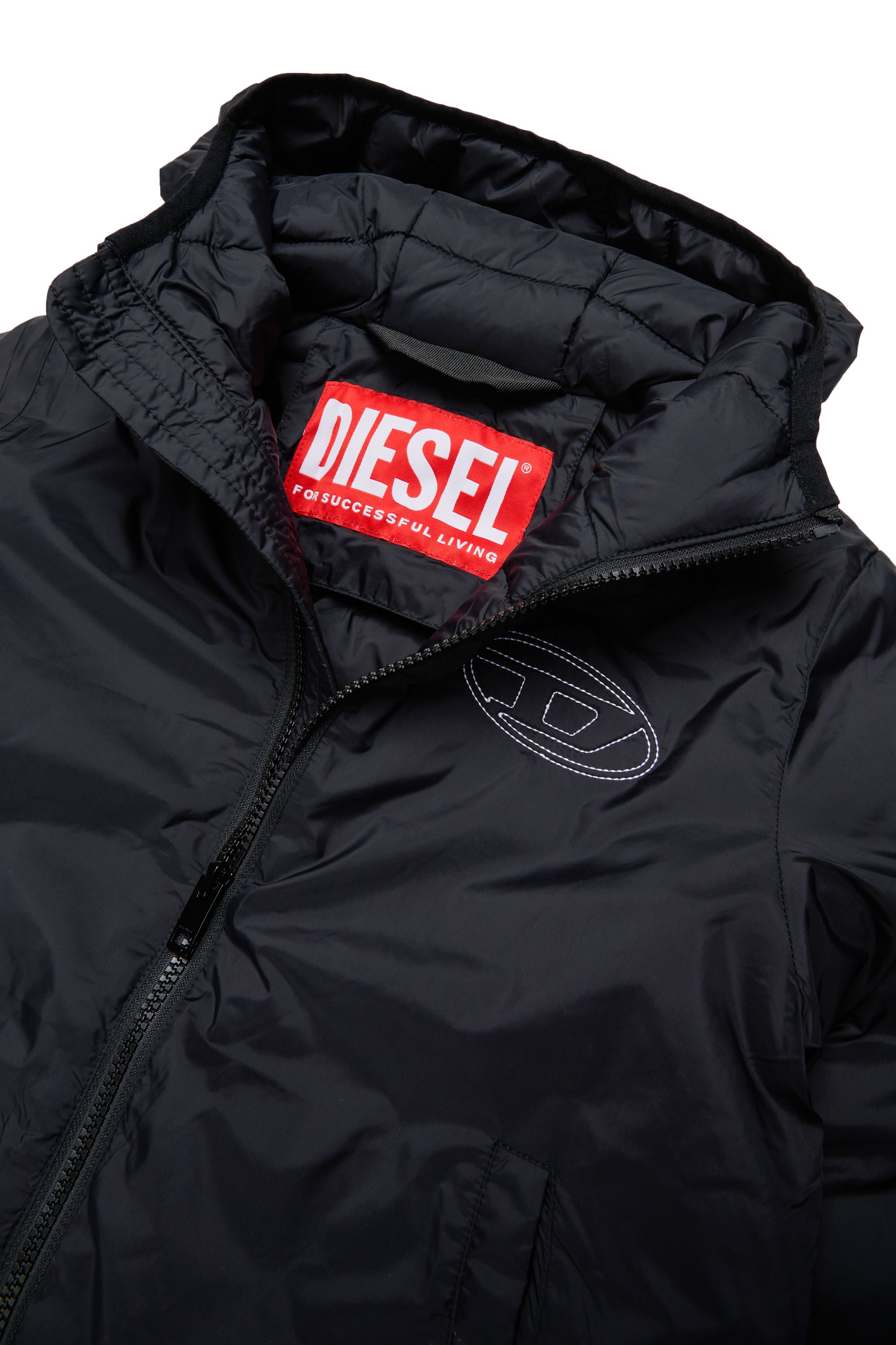 Giubbino Nero J02884KXBVE K900 DIESEL KIDS