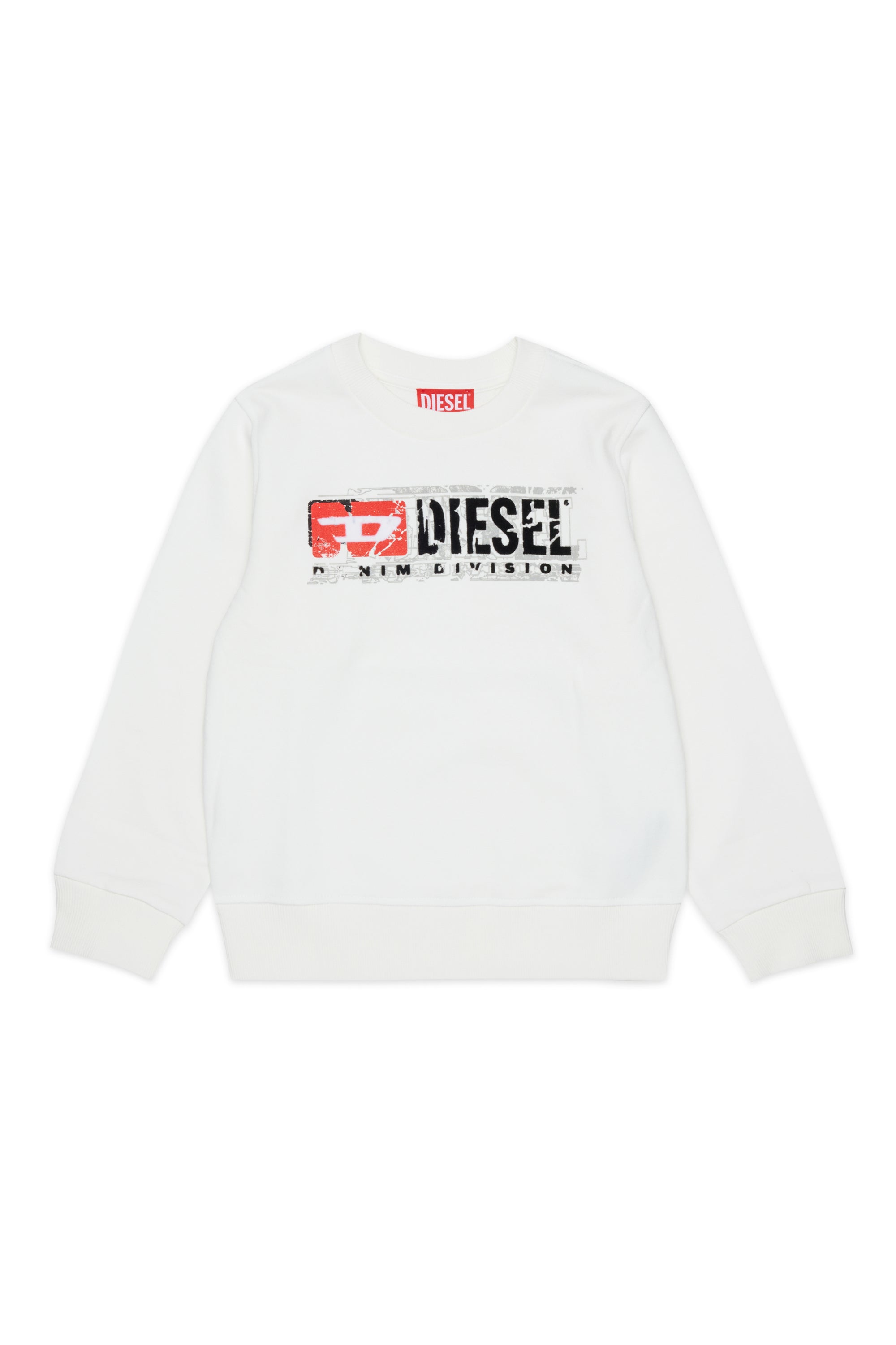 Felpa Bianco J02973KYAVF K141 DIESEL KIDS