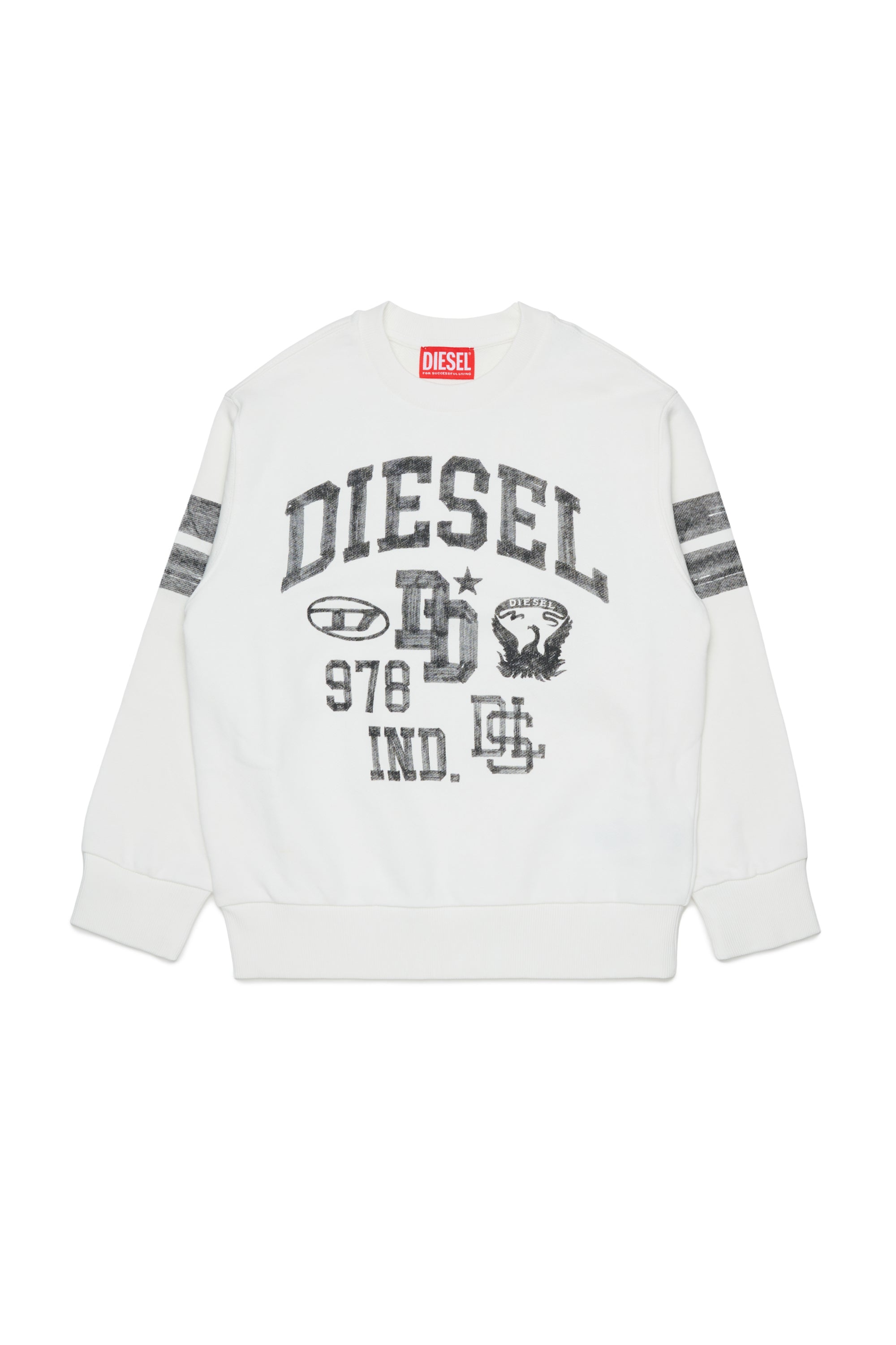 Felpa Bianco J029880GEAD K141 DIESEL KIDS