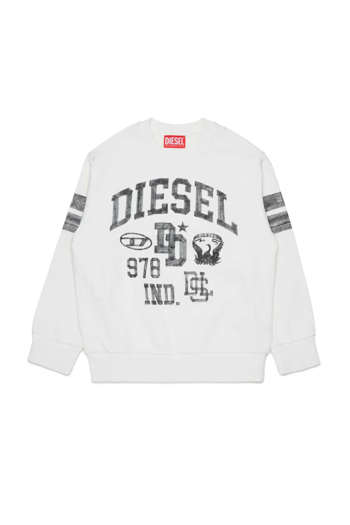 Felpa Bianco J029880GEAD K141 DIESEL KIDS