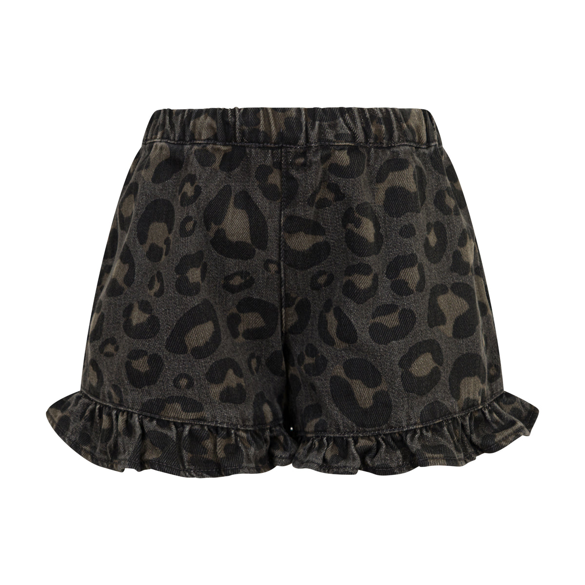 Shorts con balze antracite DZ6A19Z4163 924BG DOUDOU KIDS