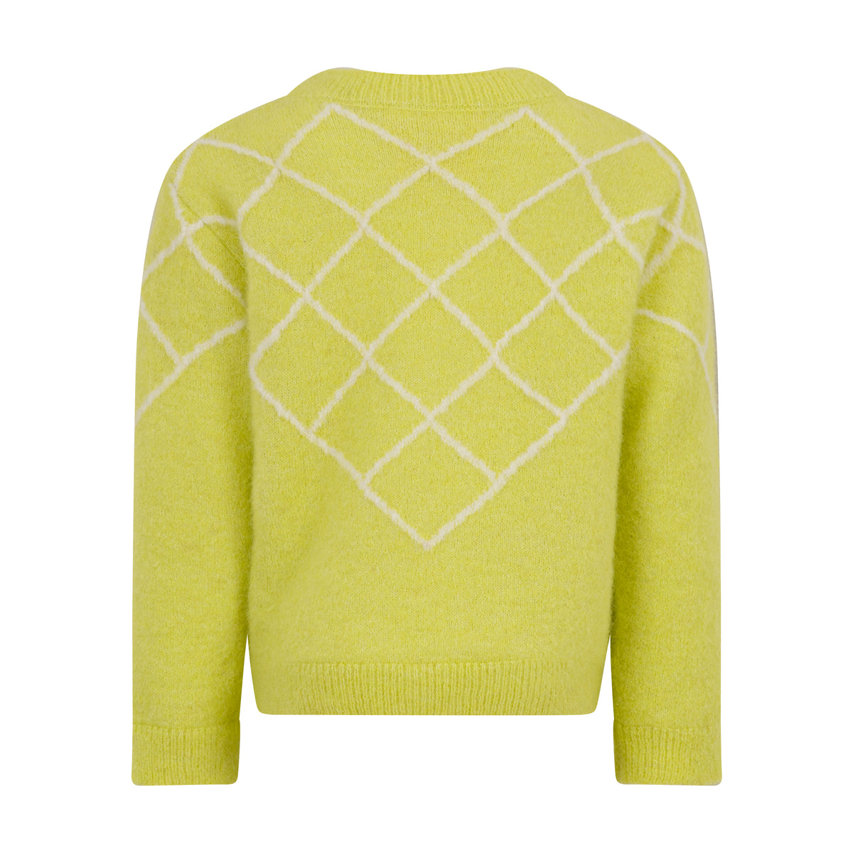 Maglione in alpaca Lime melange DZ9A20W0229 867AV DOUDOU KIDS