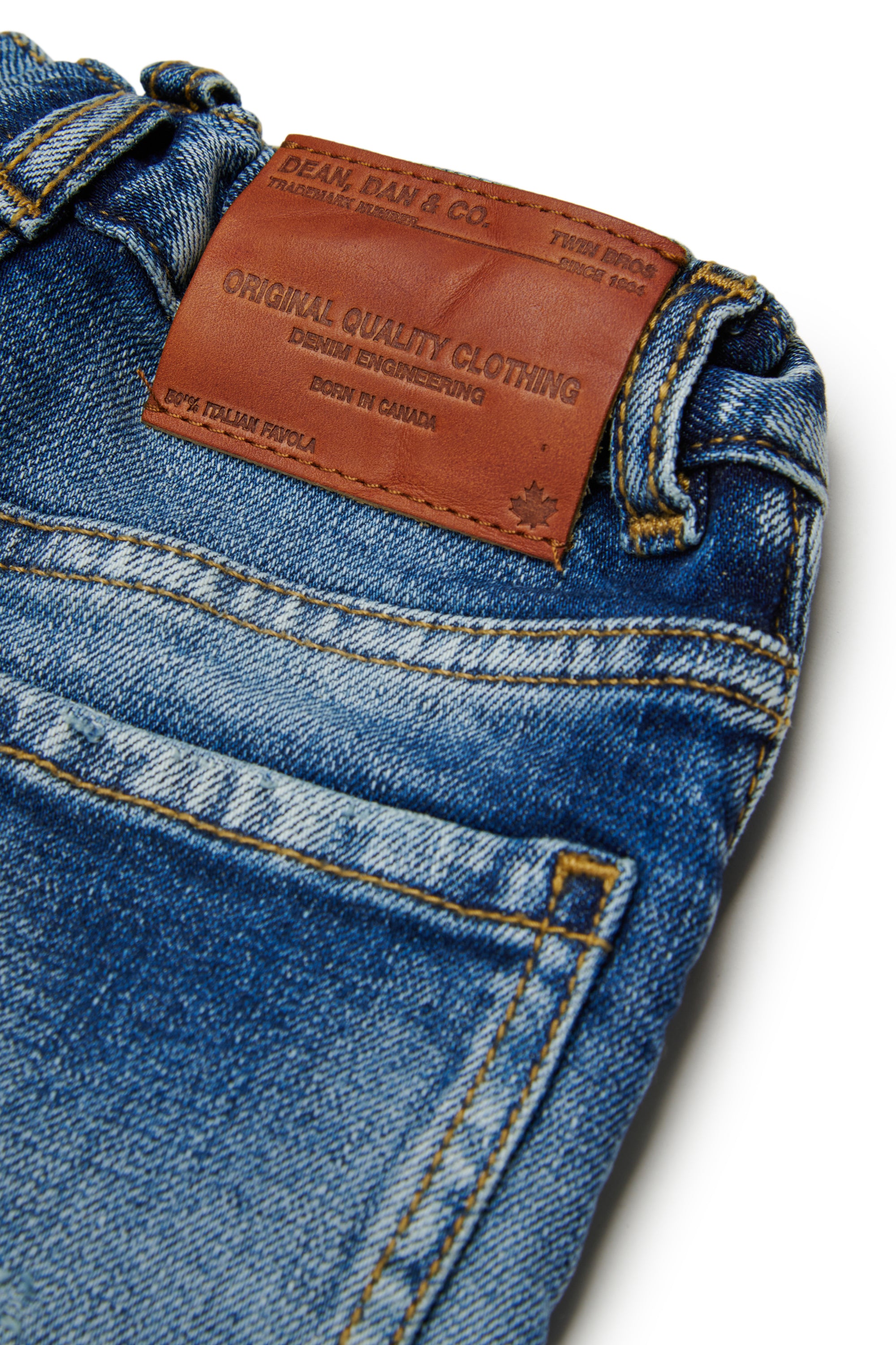 Jeans Blue Denim DQ01TCD0AHR DQ01 DSQUARED KIDS