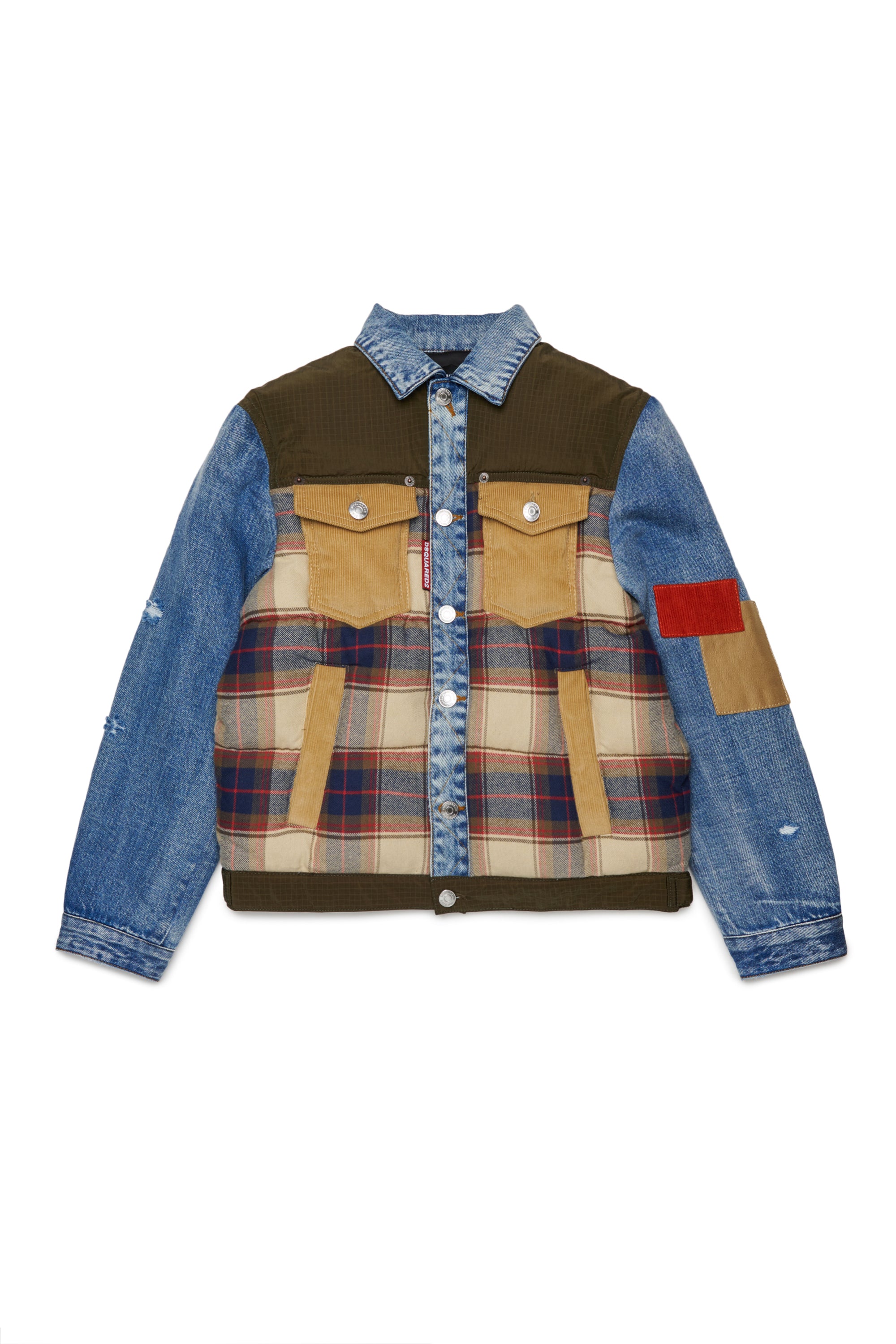 Giubbino Feather Gray DQ3414D0AIA DQ717 DSQUARED KIDS