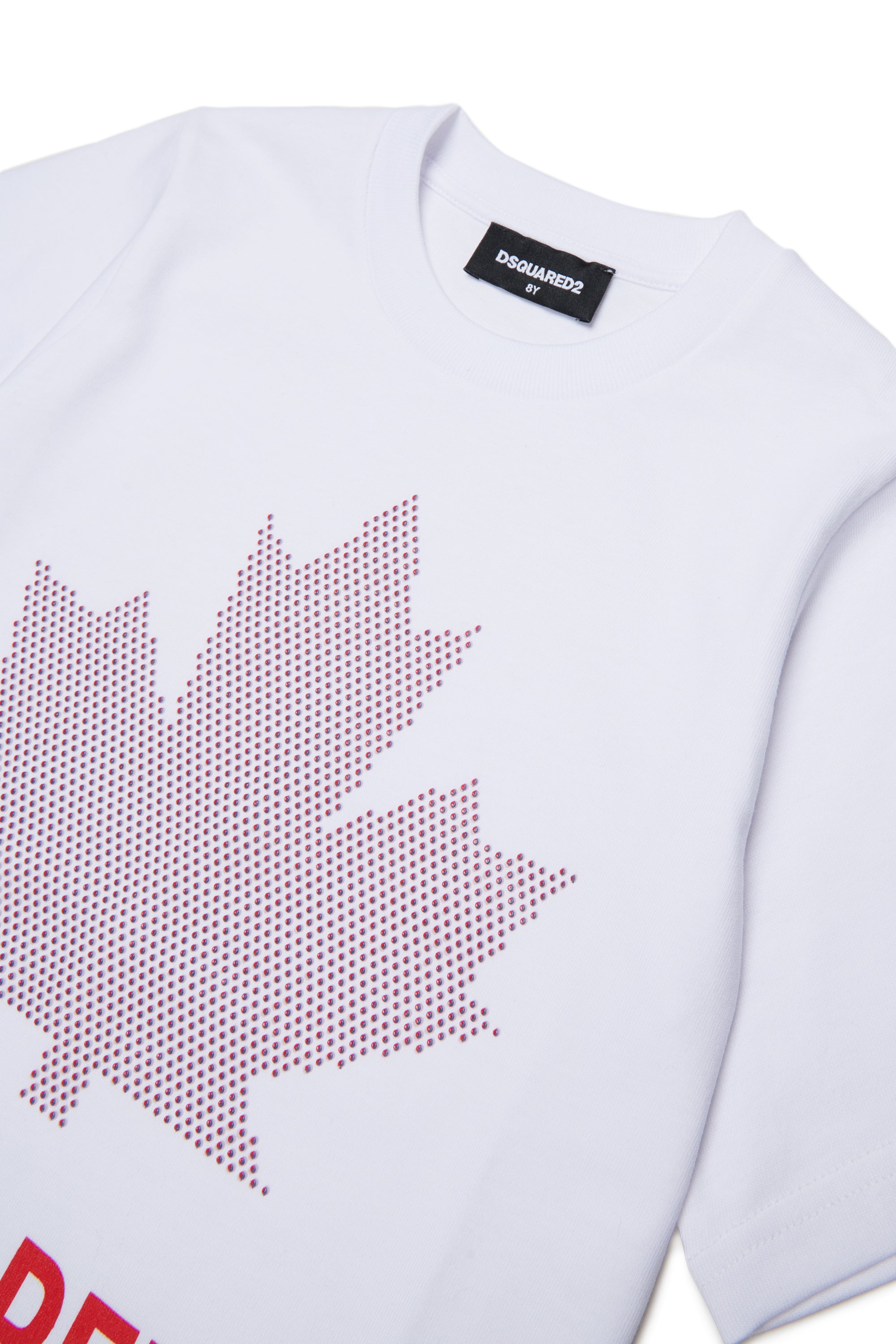 T-shirt Bianco DQ3434D0AJ5 DQ100 DSQUARED KIDS