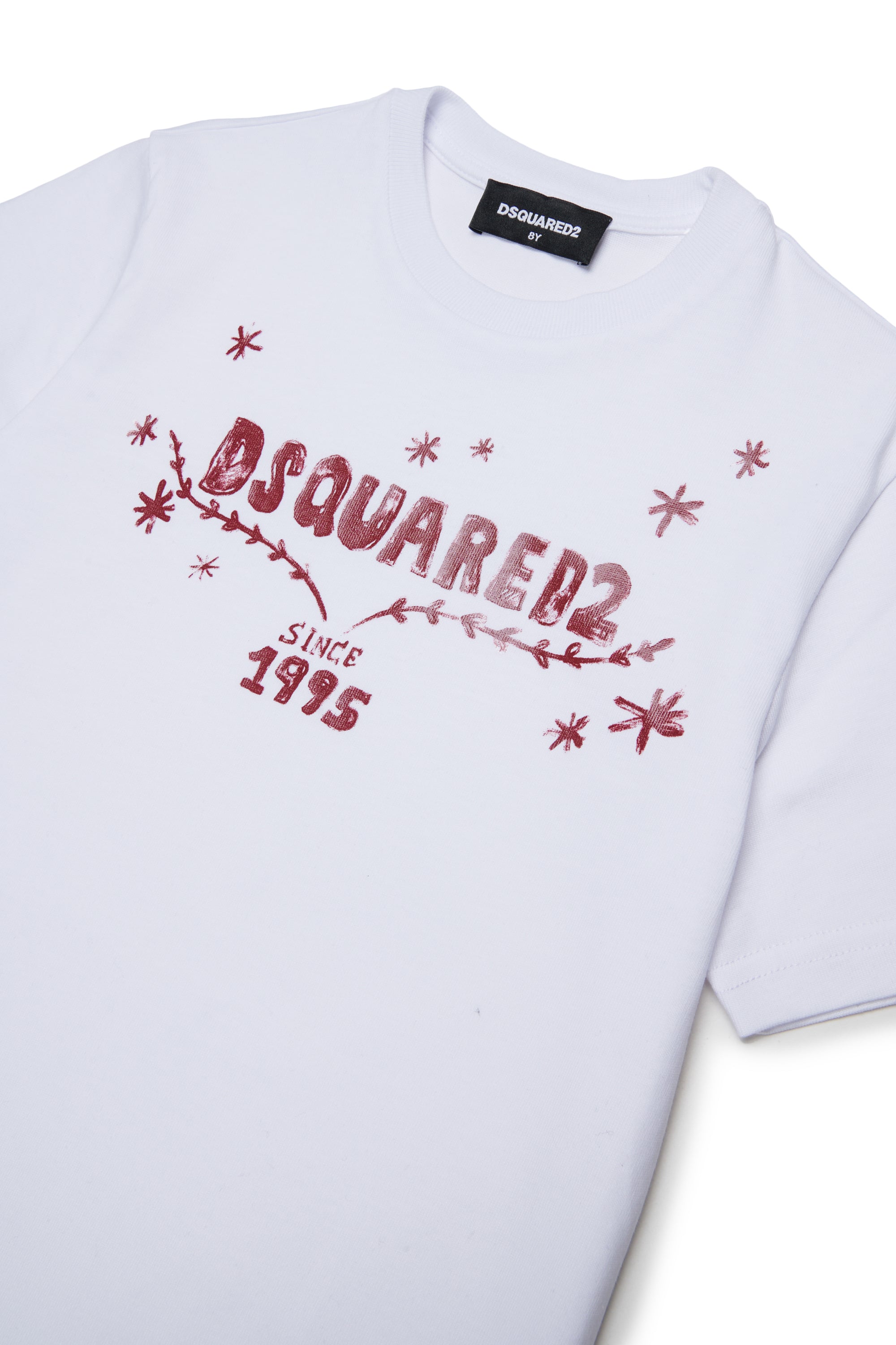T-shirt Bianco DQ3445D0AJ1 DQ100 DSQUARED KIDS