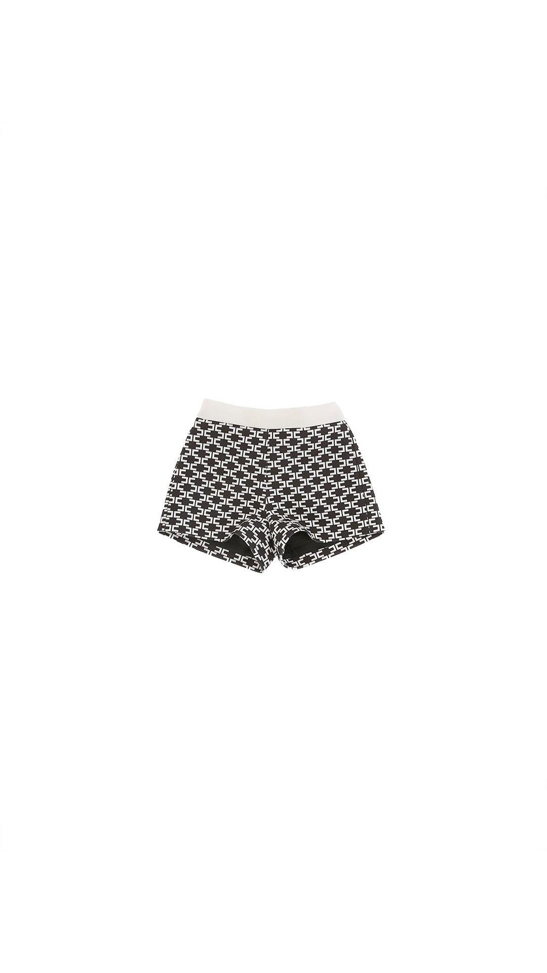 Shorts con monogrammi neri EGBE032GA039 D948 ELISABETTA FRANCHI KIDS