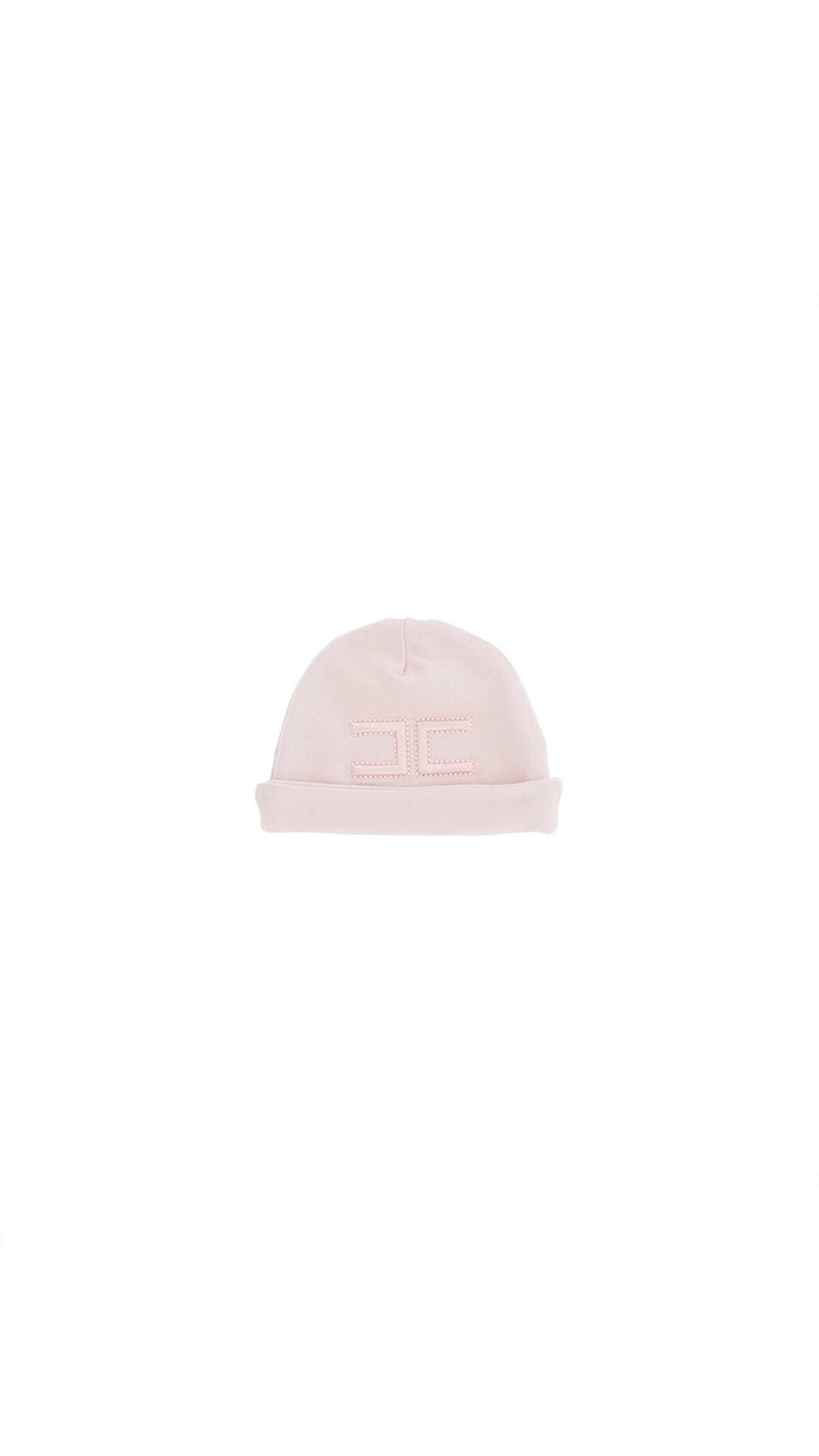 Berretto con monogramma rosa ENCP087FF002 C070 ELISABETTA FRANCHI KIDS