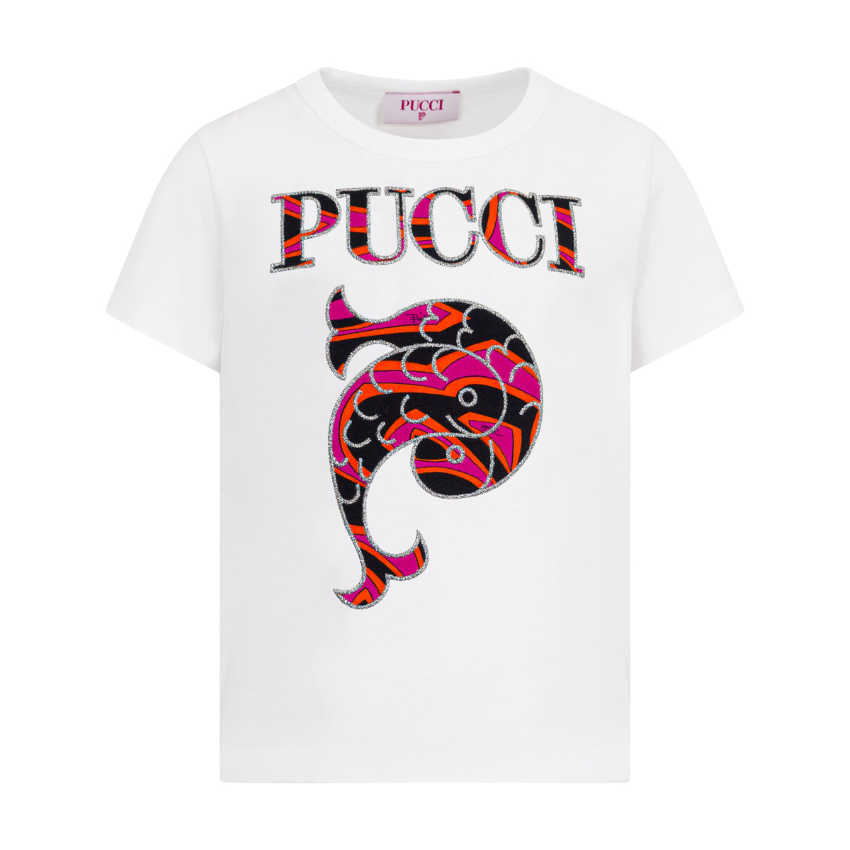T-shirt Bianco PZ8A71Z3672 100 EMILIO PUCCI KIDS
