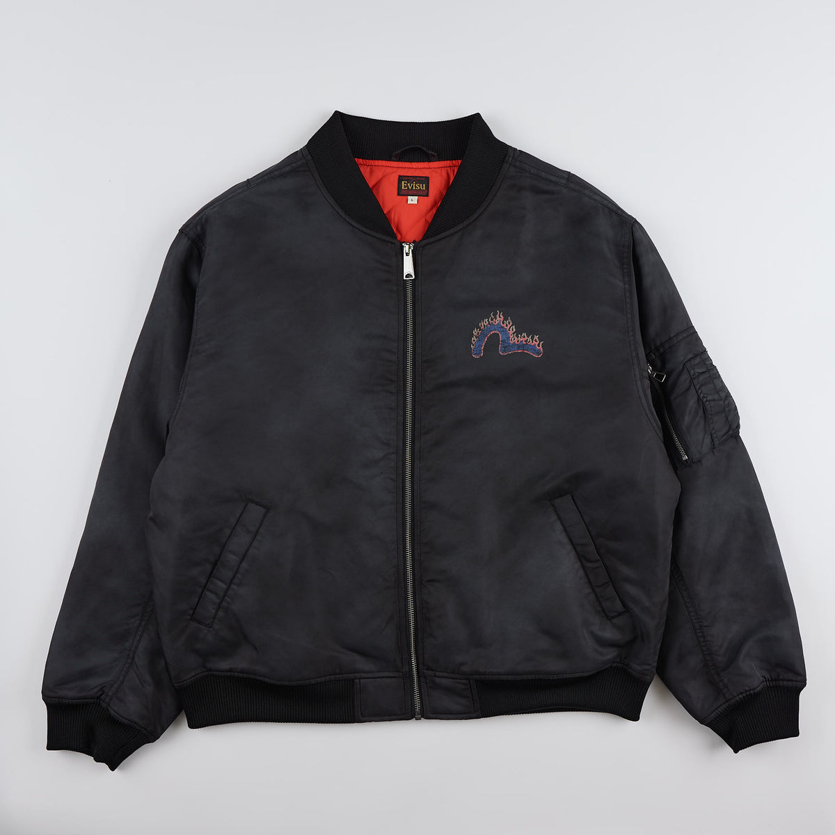 Bomber Fire Daikoku Padded Nero 2EAEJM6JK6038 BLKX EVISU