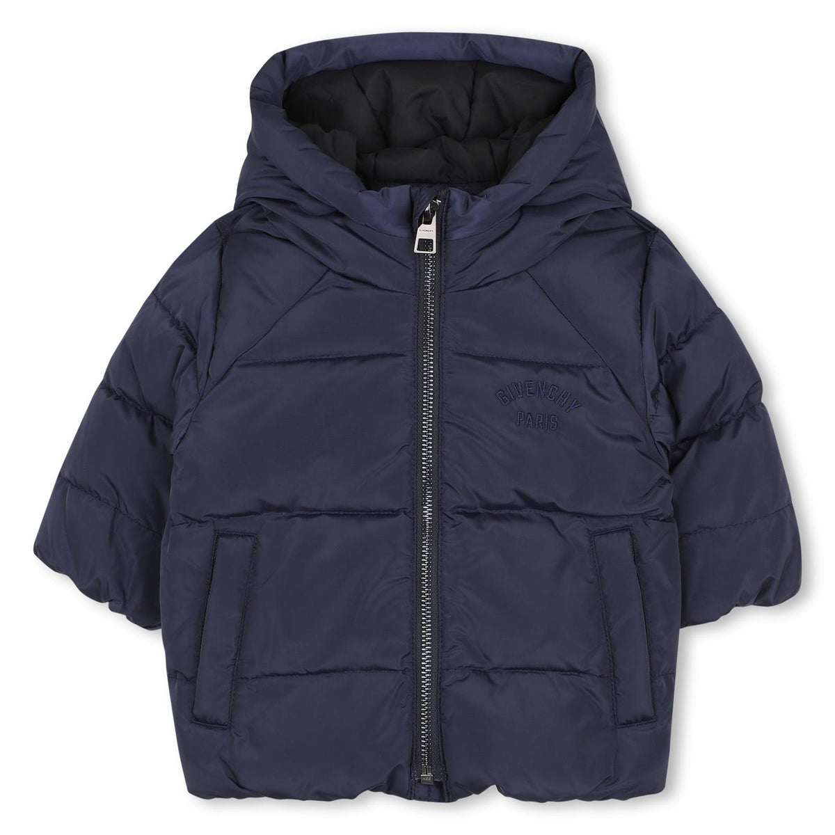 Puff jacket, water repellent coated polyester. Davanti zipped tasche. Givenchy logo ricamo at davanti chest. H31501 853 GIVENCHY KIDS