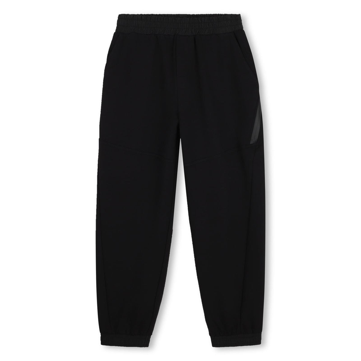 Double jersey pantaloni jogging. Tapered legs. Vita elastica in polyamide, leg bottoms in polyamide. Side cut-outs. Side zip e karl lagerfeld logo in high denisty. Z31385 09B KARL LAGERFELD KIDS