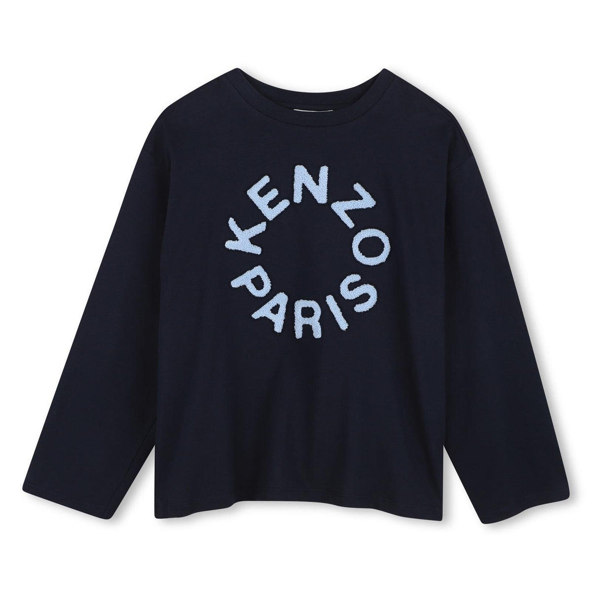 T-shirt in jersey (100% organic cotton), branded ricamo on davanti. K62054 845 KENZO KIDS
