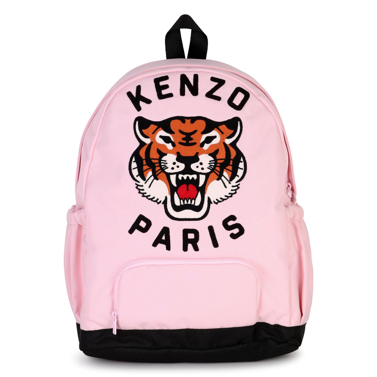 Canvas backpack (100% polyester) con branded ricamo. 100% polyester allover stampa fodera. Retro padding. One davanti tasca e one inside tasca. Inside sticker. Regolabile straps con branded ricamo. Dimensions : 38 cm x 28 cm x 13 cm K62154 44F KENZO KIDS