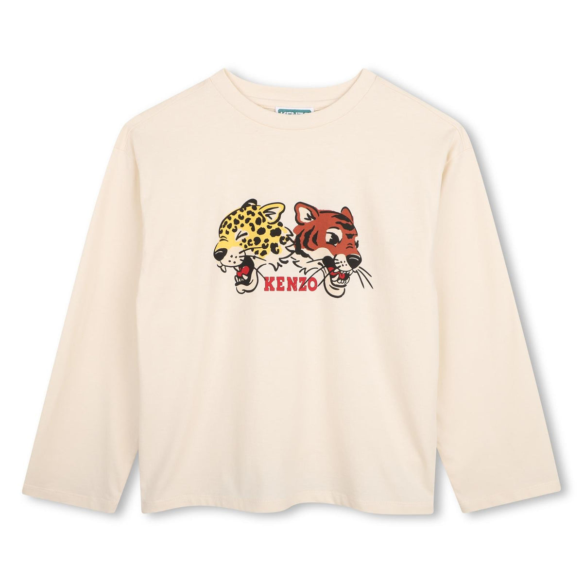 Maniche lunghe t-shirt (100% organic cotton), branded stampa sul davanti. K62169 21G KENZO KIDS