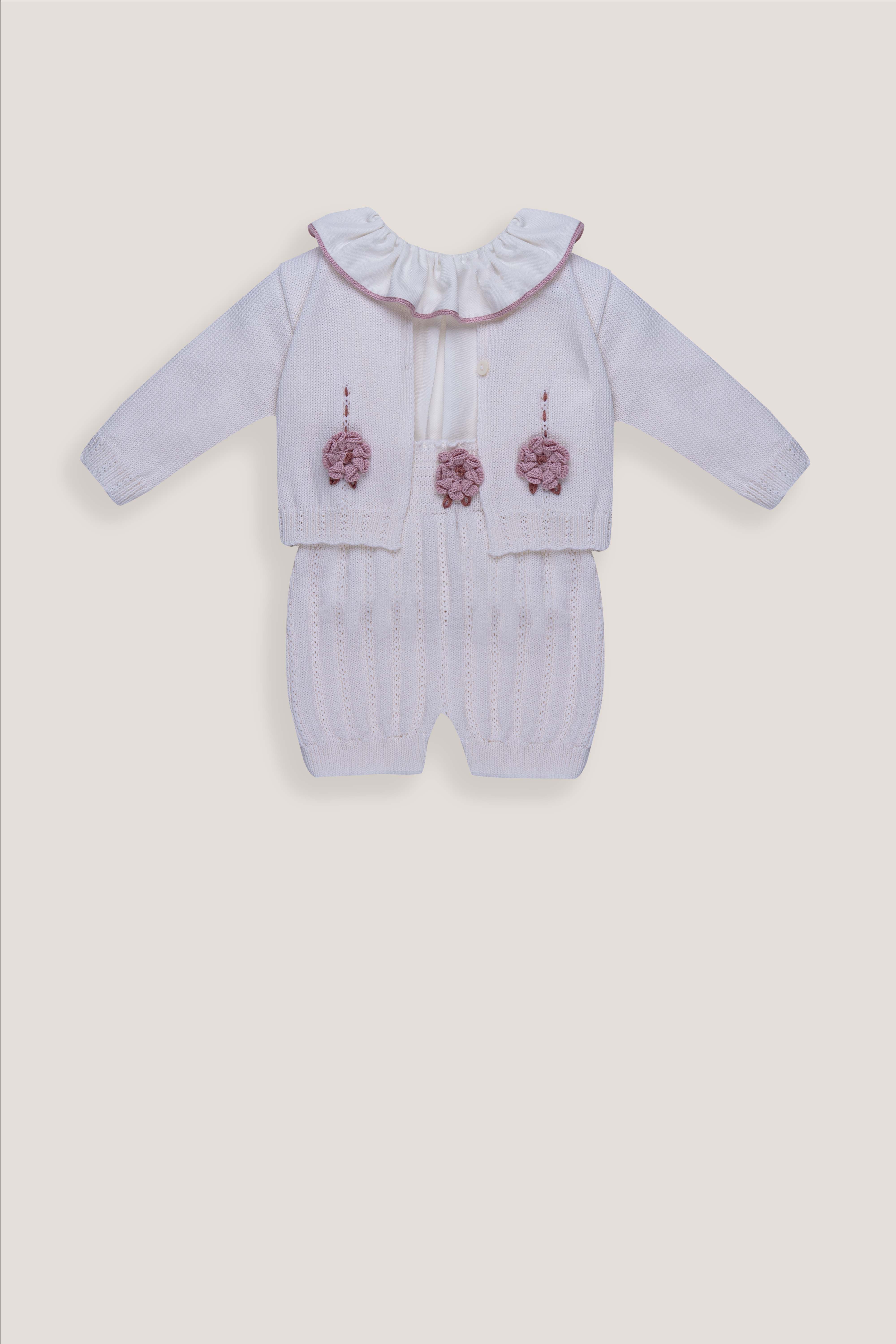 Set 3 p.zi con giacc.pantalone corto smacchinato IS1060 C299 MARLU' KIDS