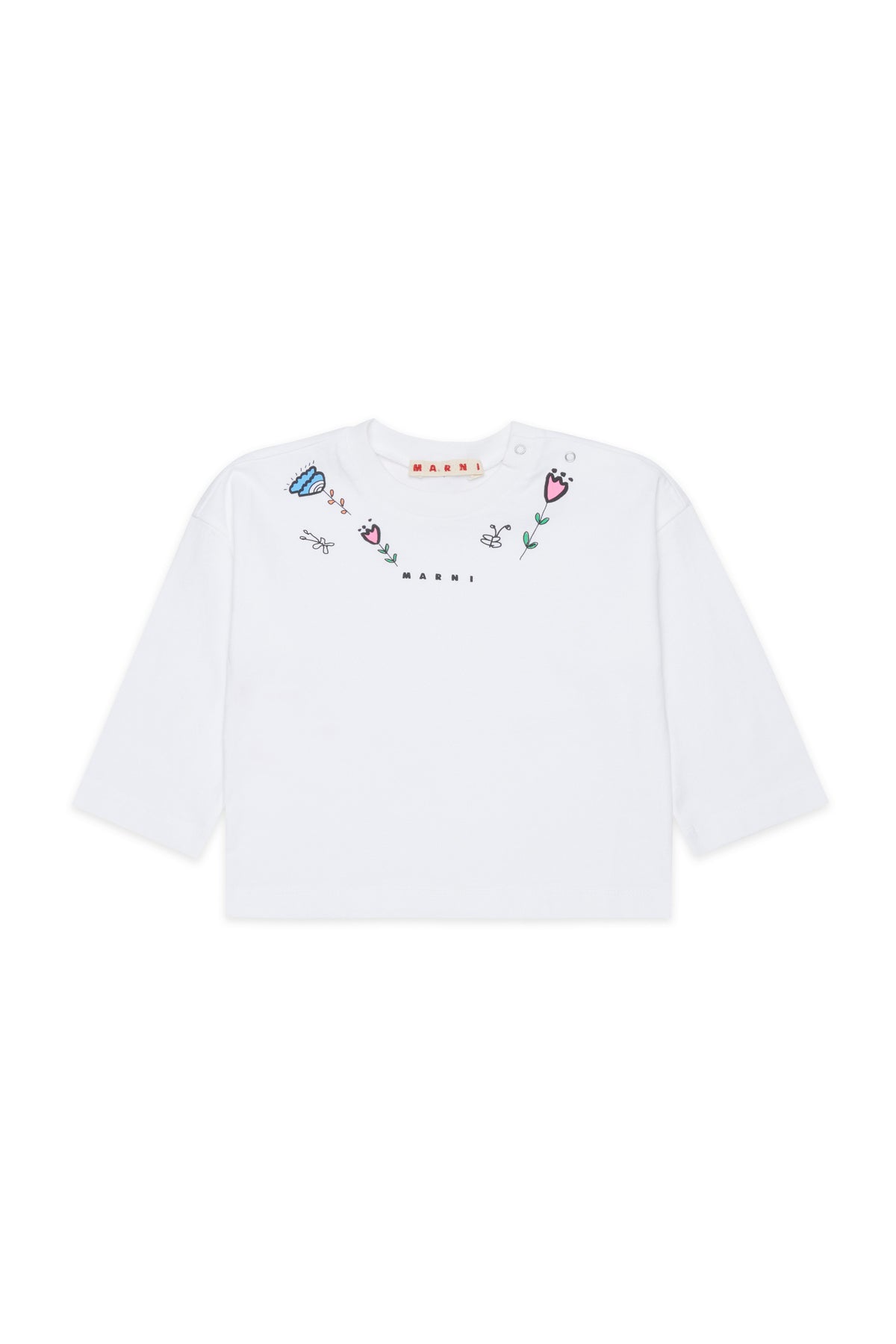 Maglia Bianco M01899M00SG 0M100 MARNI KIDS